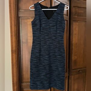 Ann Taylor Factory Blue Business Casual Dress